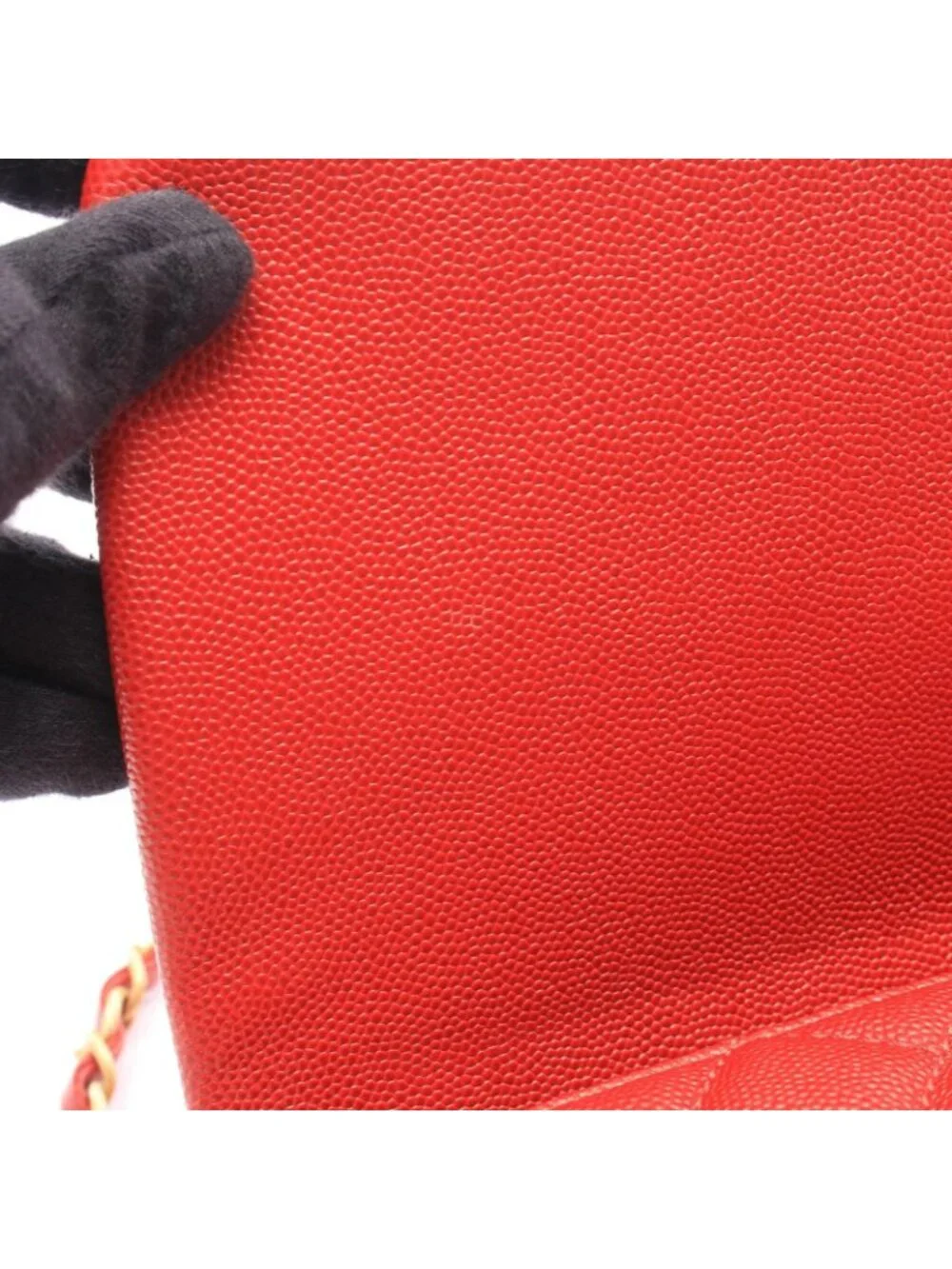 Chanel Handbag Coco Handle 29 Top Flap Bag Quilted Red Caviar Leather 2-Way